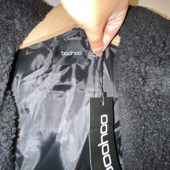 💛 bundle $16- NWT BLACK FLUFFY JACKET - Picture 3 of 6